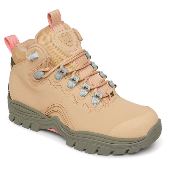 DC Navigator Leather Lace-up Winter Boots for Women TAN - Picture 4 of 5